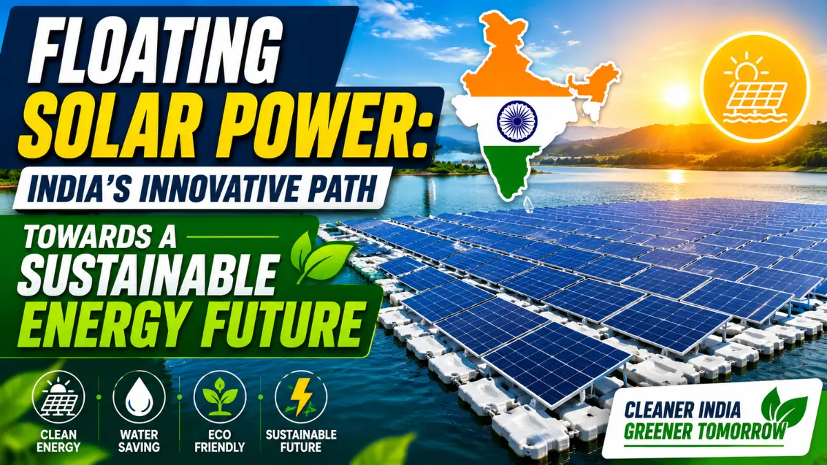 Floating Solar Power: India’s Innovative Path Towards a Sustainable Energy Future